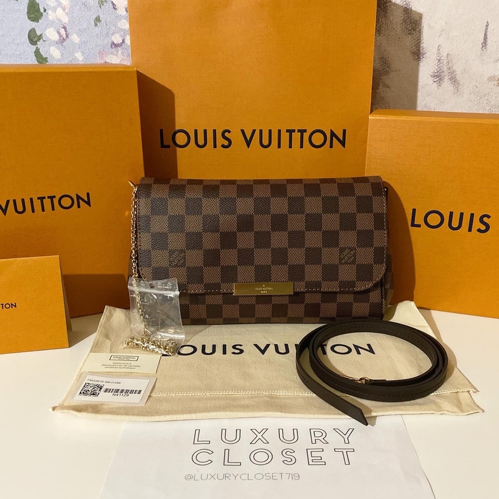 SOLD❌ *NEW* Louis Vuitton Favorite MM Damier Ebene